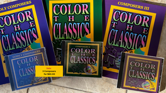 Color the Classics Composers I, II, and III